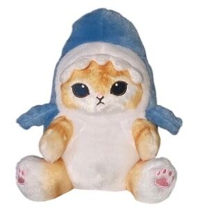 NEW WITH TAG tan Meow Shark 7" mofusand Pettama Plush toy (Shark Nyan / Beige)